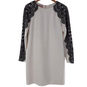 Phoebe Couture Sz 12 Long Sleeve Round Neck Knee Length Dress